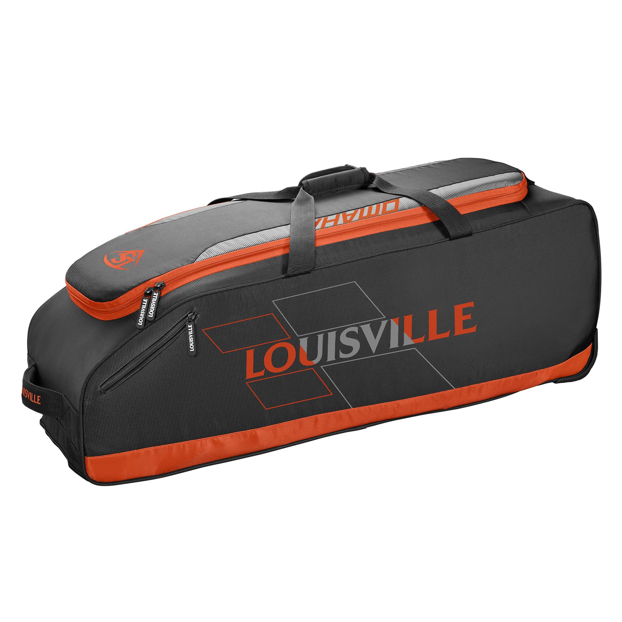 ADSTARR Louisville Slugger Omaha Rig Wheeled Bag Orange